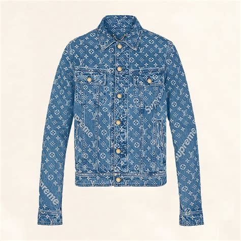 louis vuitton denim jacket replica|louis vuitton monogram denim jacket.